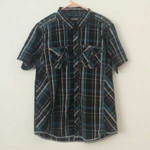 Men's Plaid Button Down